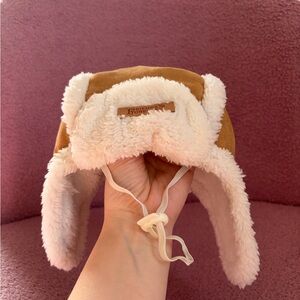 Brown and Cream Dog Winter Hat